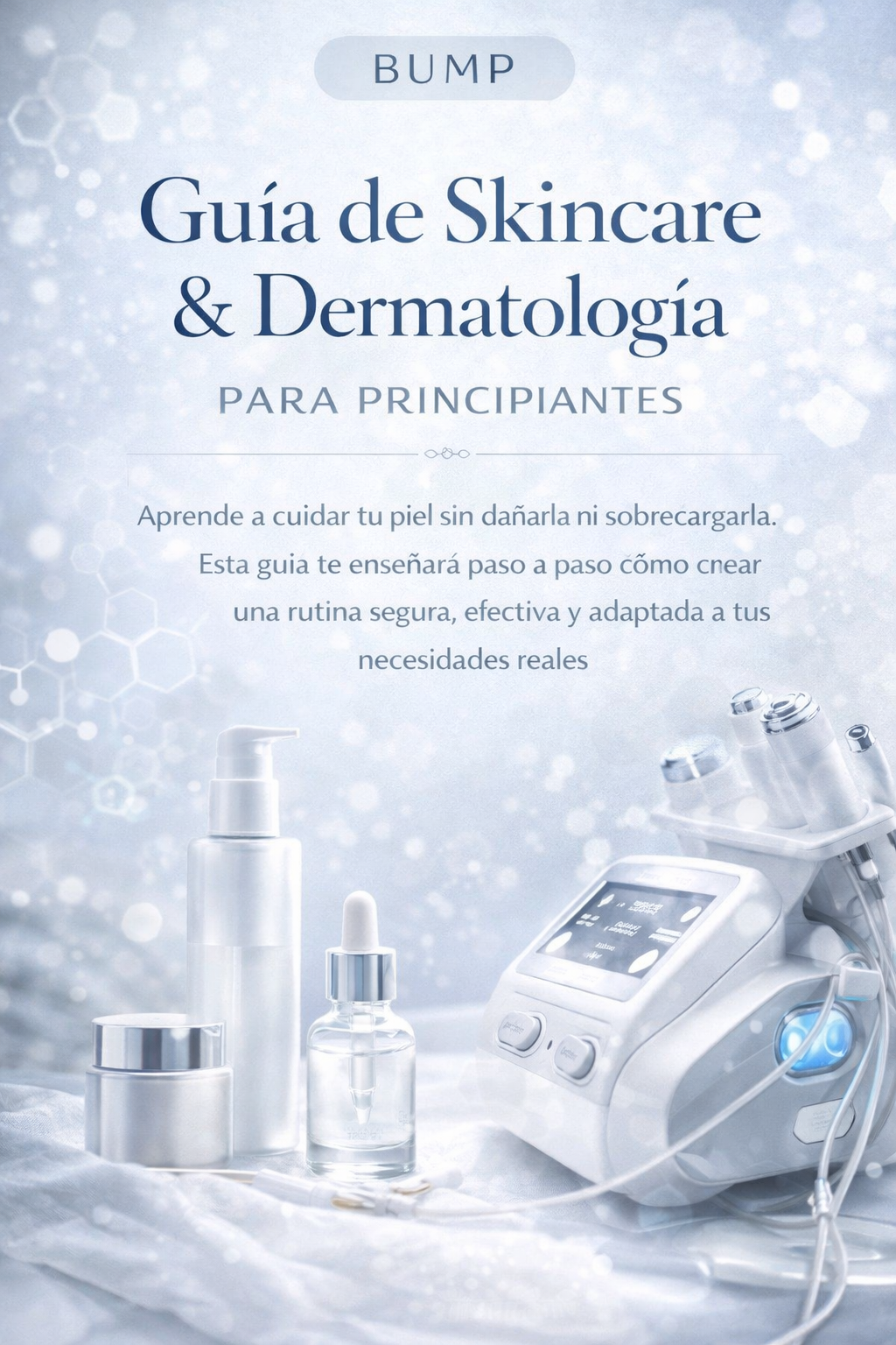Portada de la Guía de Skincare & Dermatología para Principiantes